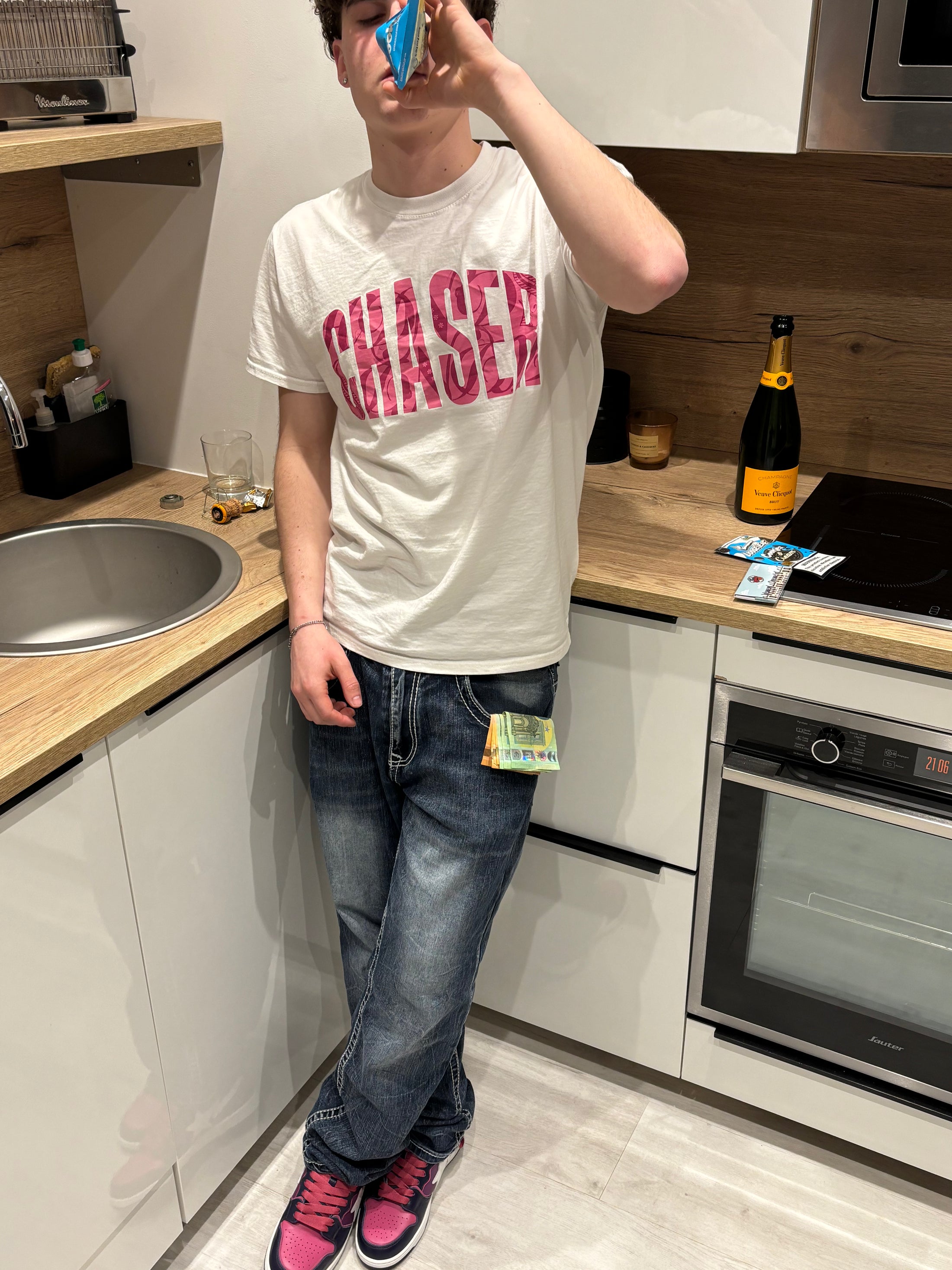 T-SHIRT CHASER ROSE