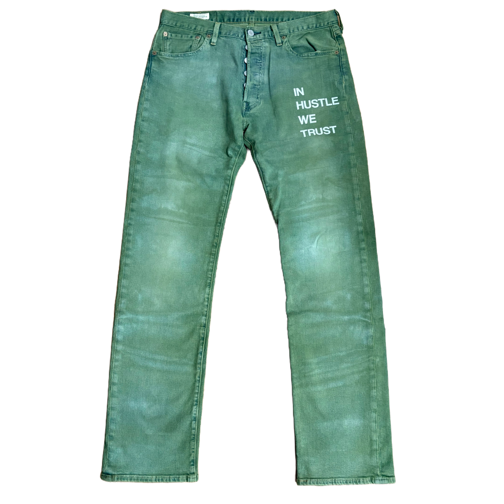 Denim Levi's 501 "OLIVE GREEN" - HDD PARIS