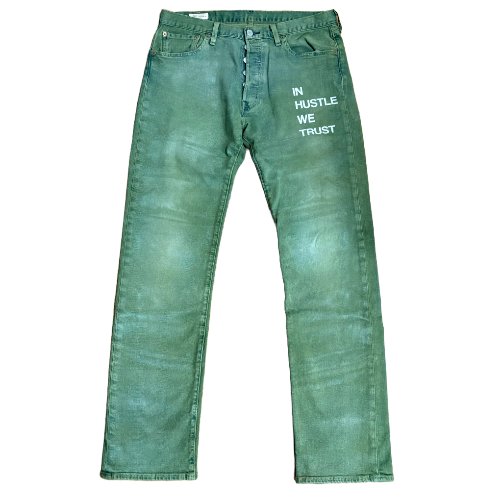 Denim Levi's 501 "OLIVE GREEN" - HDD PARIS