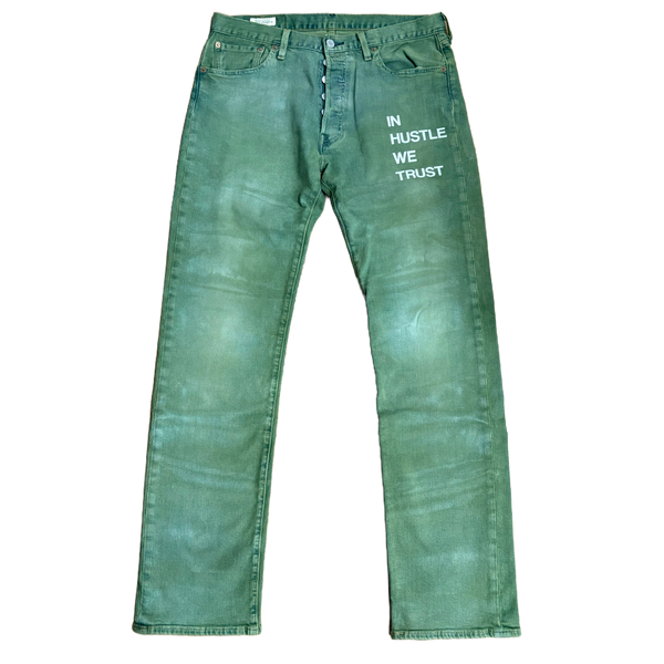 Denim Levi's 501 "OLIVE GREEN" - HDD PARIS