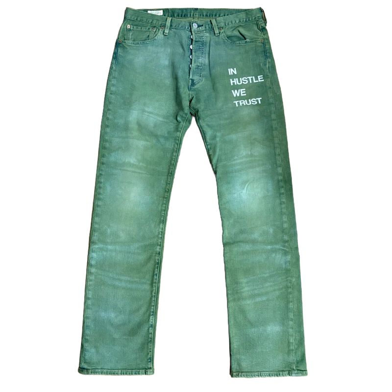 Denim Levi's 501 "OLIVE GREEN" - HDD PARIS