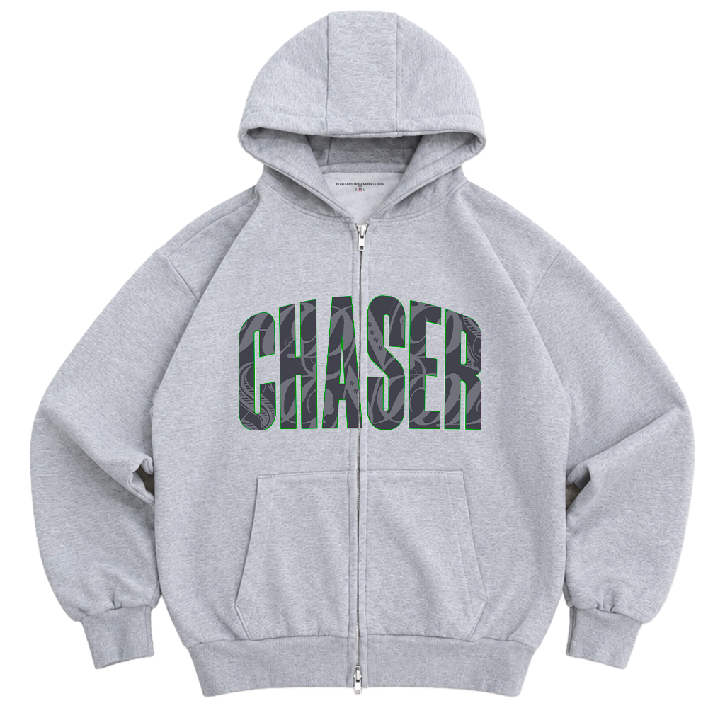 Hoodie zip "CHASER" Nocturne - HDD PARIS
