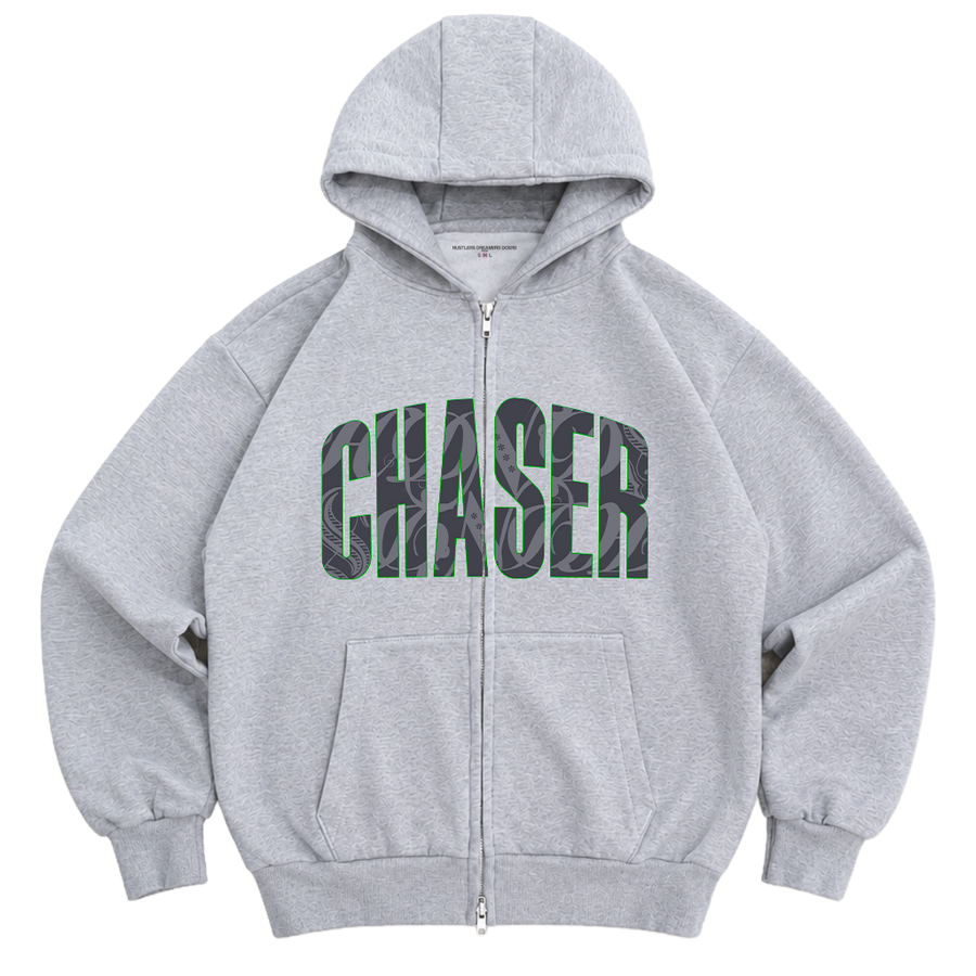 Hoodie zip "CHASER" Nocturne - HDD PARIS