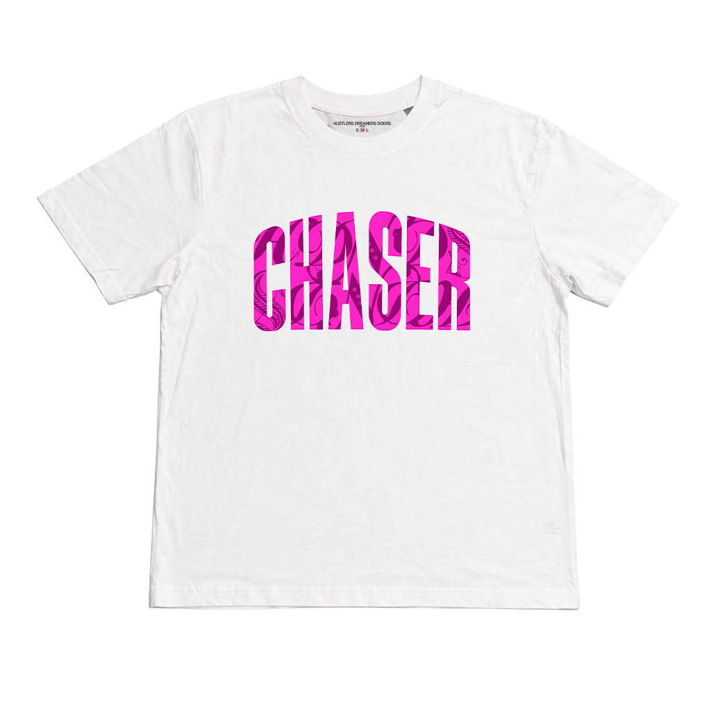 T-shirt Classic Chaser rose premium HDD Paris, oversize