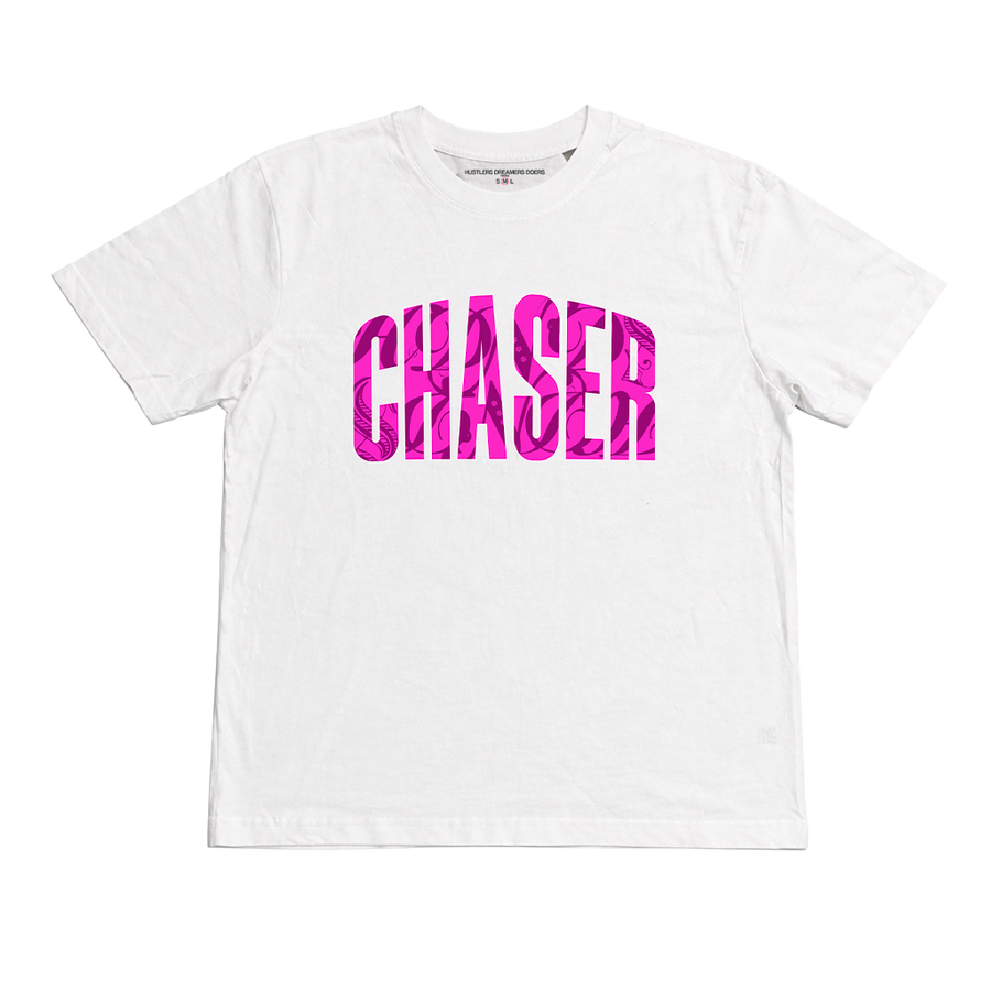 T-shirt Classic Chaser rose premium HDD Paris, oversize